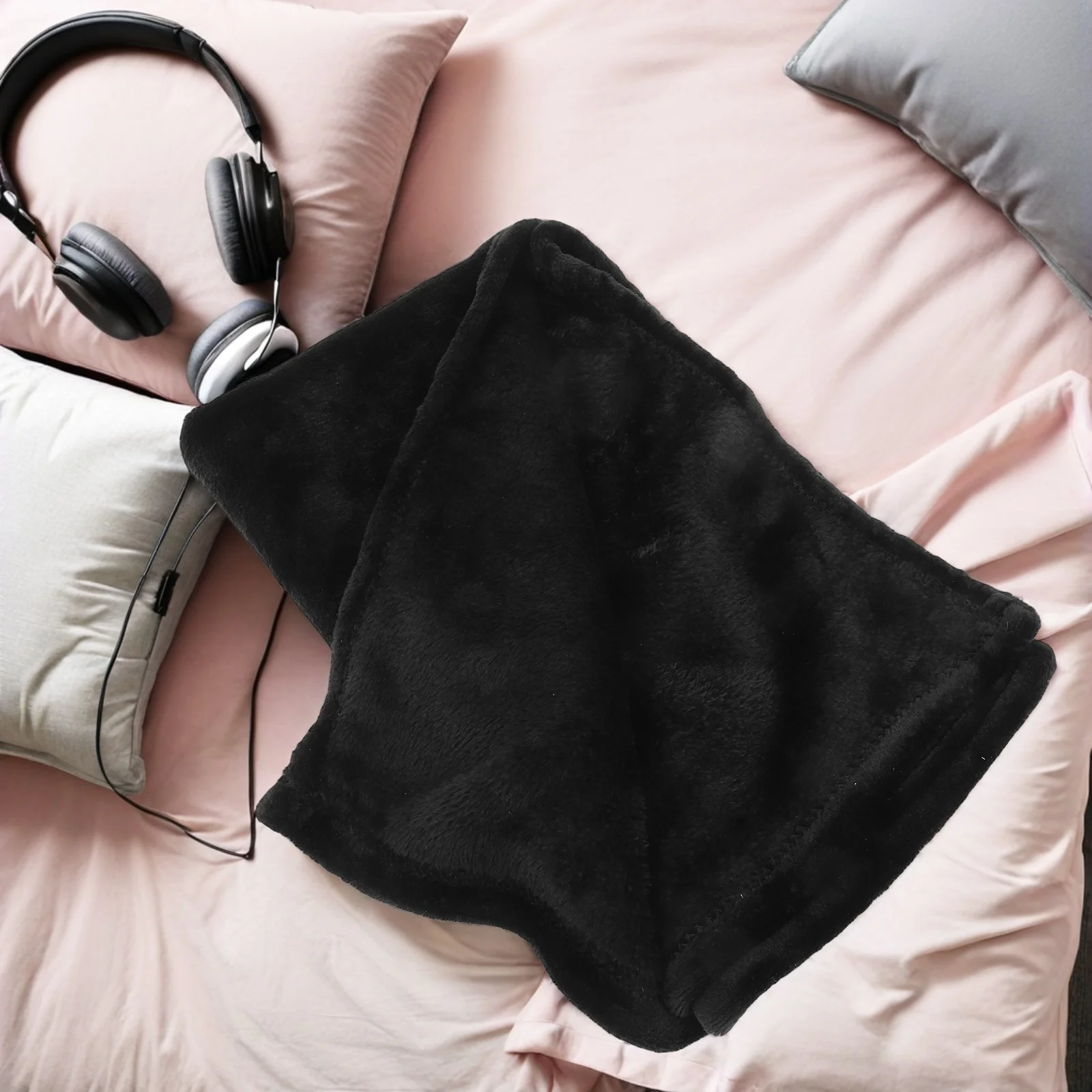 

Flannel Fleece Blanket Pure Solid Color Warm Soft Bed Blanket Throw Couch Bedding Thick Flannel Blacnket Fleece Blankets