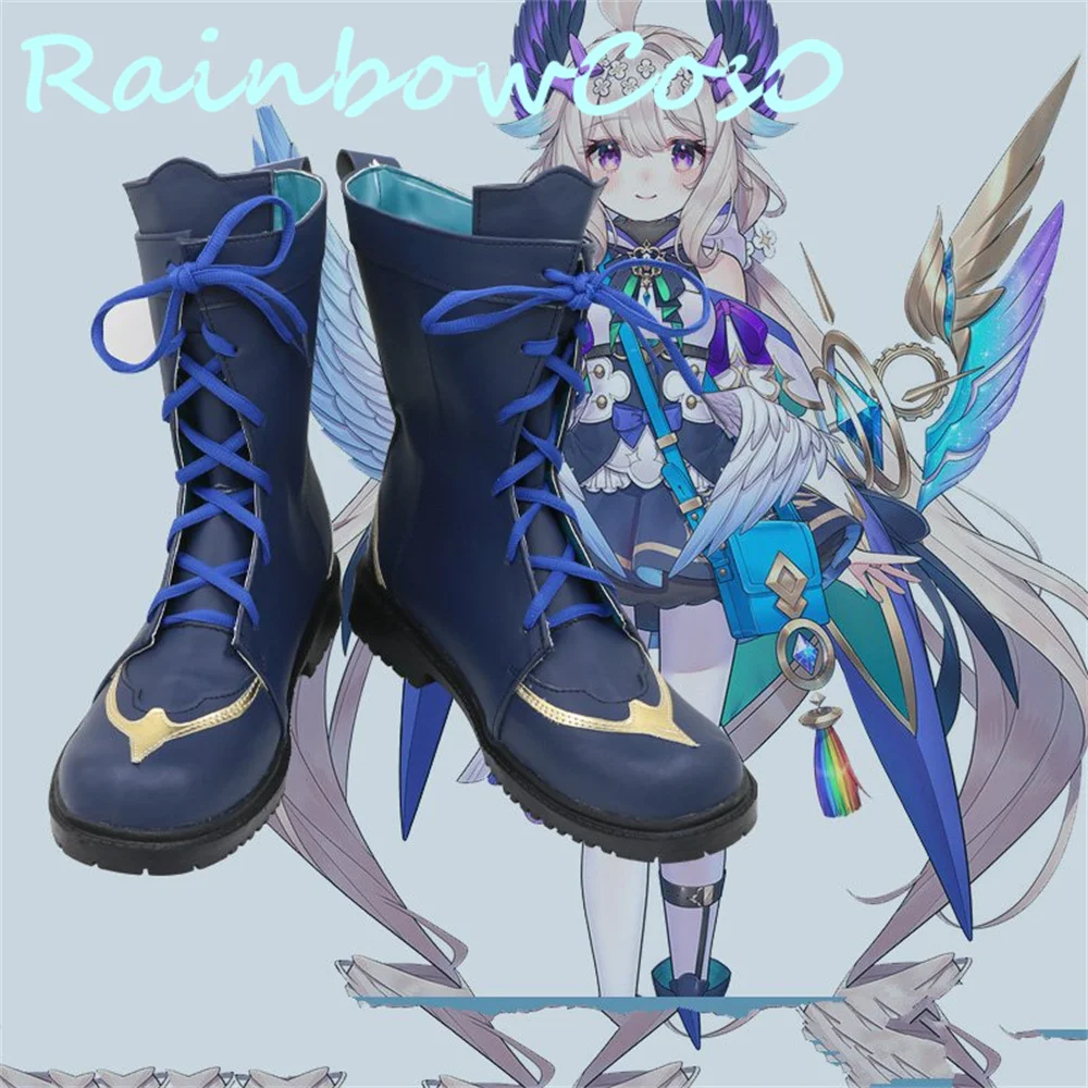 Virtual YouTuber Vtuber hololive Enna Alouette Cosplay Shoes Boots Game Anime Carnival Halloween Rainbowcos0 W2653