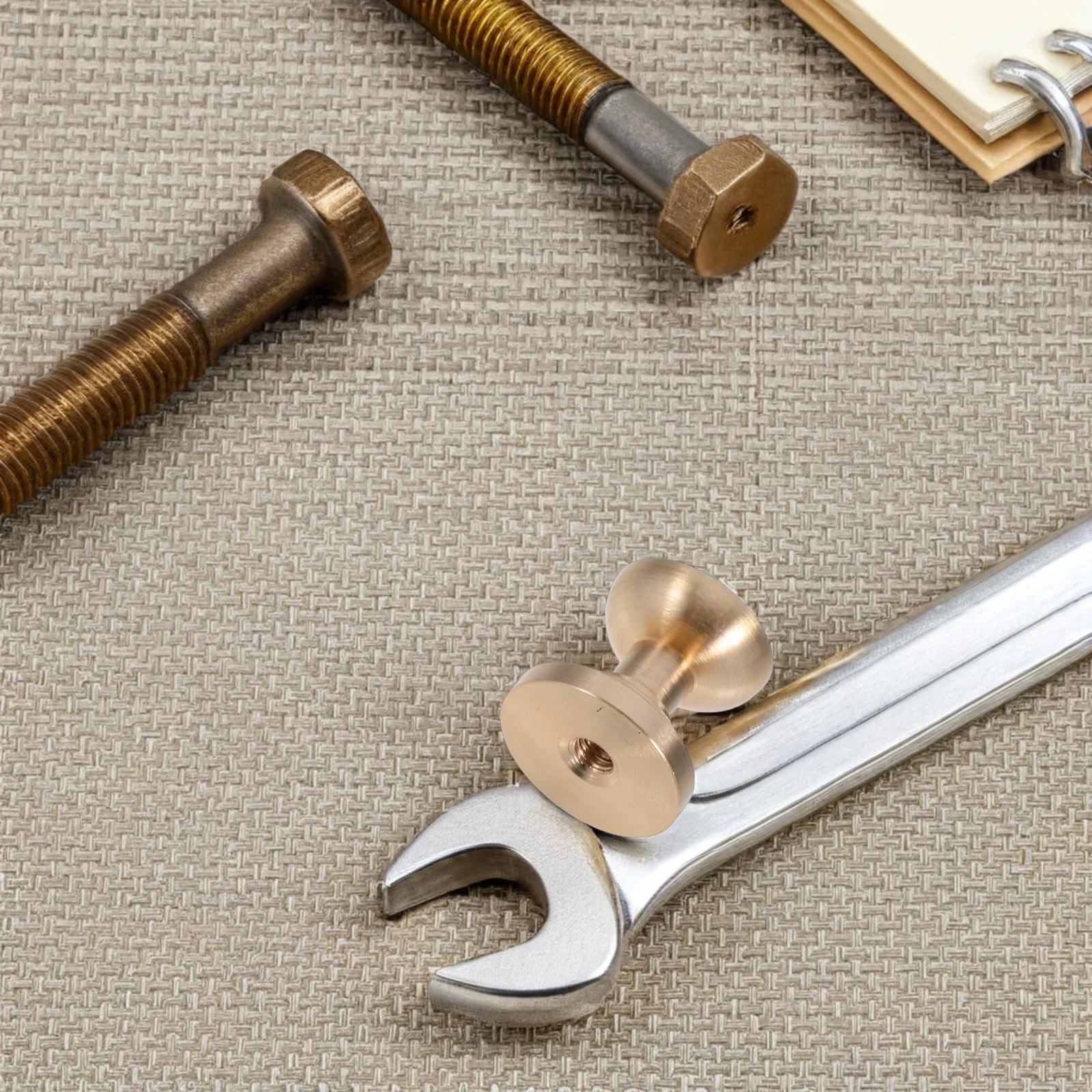 

4 Pcs Crystal Handle Base Knobs for Cabinets Glass Brass Drawers Cupboard Door Dresser Hardware Furniture Accessories