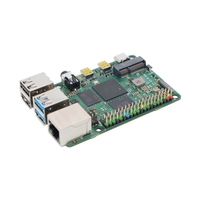 High-Performance RK3588S 8-Core Development Board ROCK 5A, Single Board Computer Compatible with Raspberry Pi for AI Projects