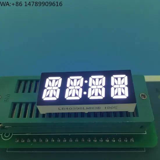Custom Weatherproof Outdoor LED DisplayUltra White 10.2mm 4 Digit 14 Display For Digital Timer