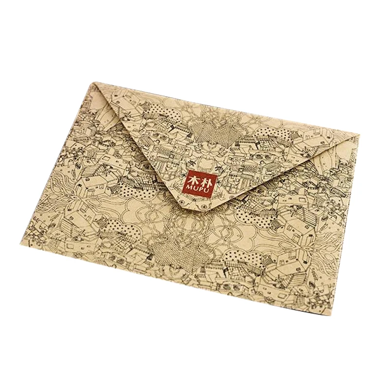 10 pçs/lote china antiguidade envelope retro estudante de armazenamento de negócios escrever uma carta cartão de armazenamento presente embalagem cartão de papelaria