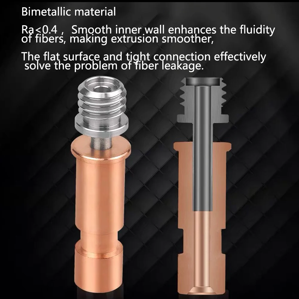 Anycubic Kobra S1 バイメタルヒートブレークスロート Kobra S1 コンボ S1C ホットエンドアップグレードキット 3Dプリンターアクセサリー用ホットエンドアップグレード