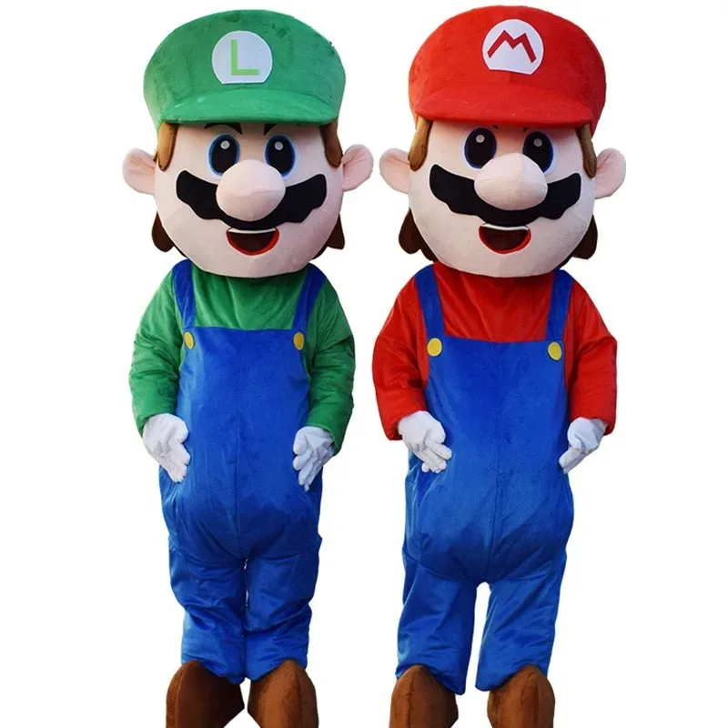 

[TML] Cosplay Super Mario Bros Mascot Costume Cartoon Character Advertising Party Costume Prop Animal Carnival Toy
