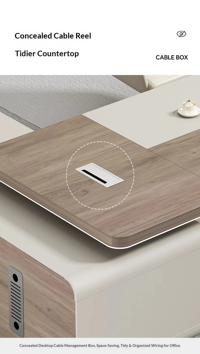 مكتب قابل للطي لدراسة طاولة رئيس صغيرة مكاتب غرفة L أثاث المكاتب مكاتب طاولة عمل واحدة حركة مكتب كهربائي قابل للتعديل #4