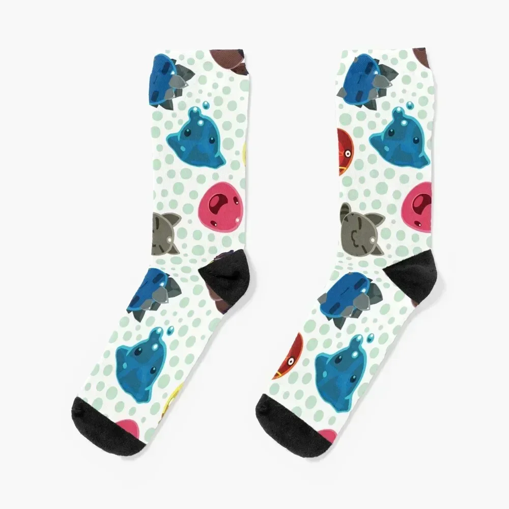 

Cute Slime Rancher Pattern Socks hockey Crossfit Socks For Women Men's