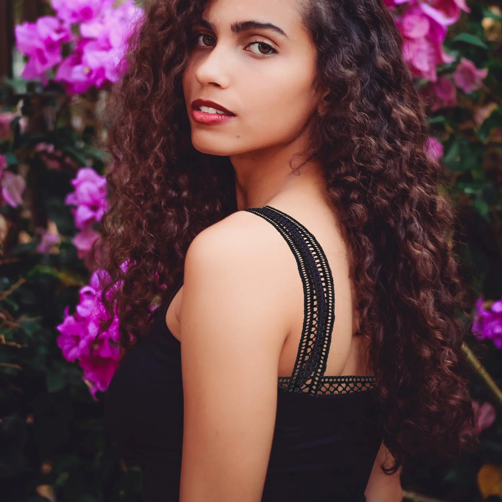 

10 Yards Cotton Lace Fabric Flower Border Design Decorative Trim for Wedding Dress DIY Tassel Lacework Ribbon Tassel Lace