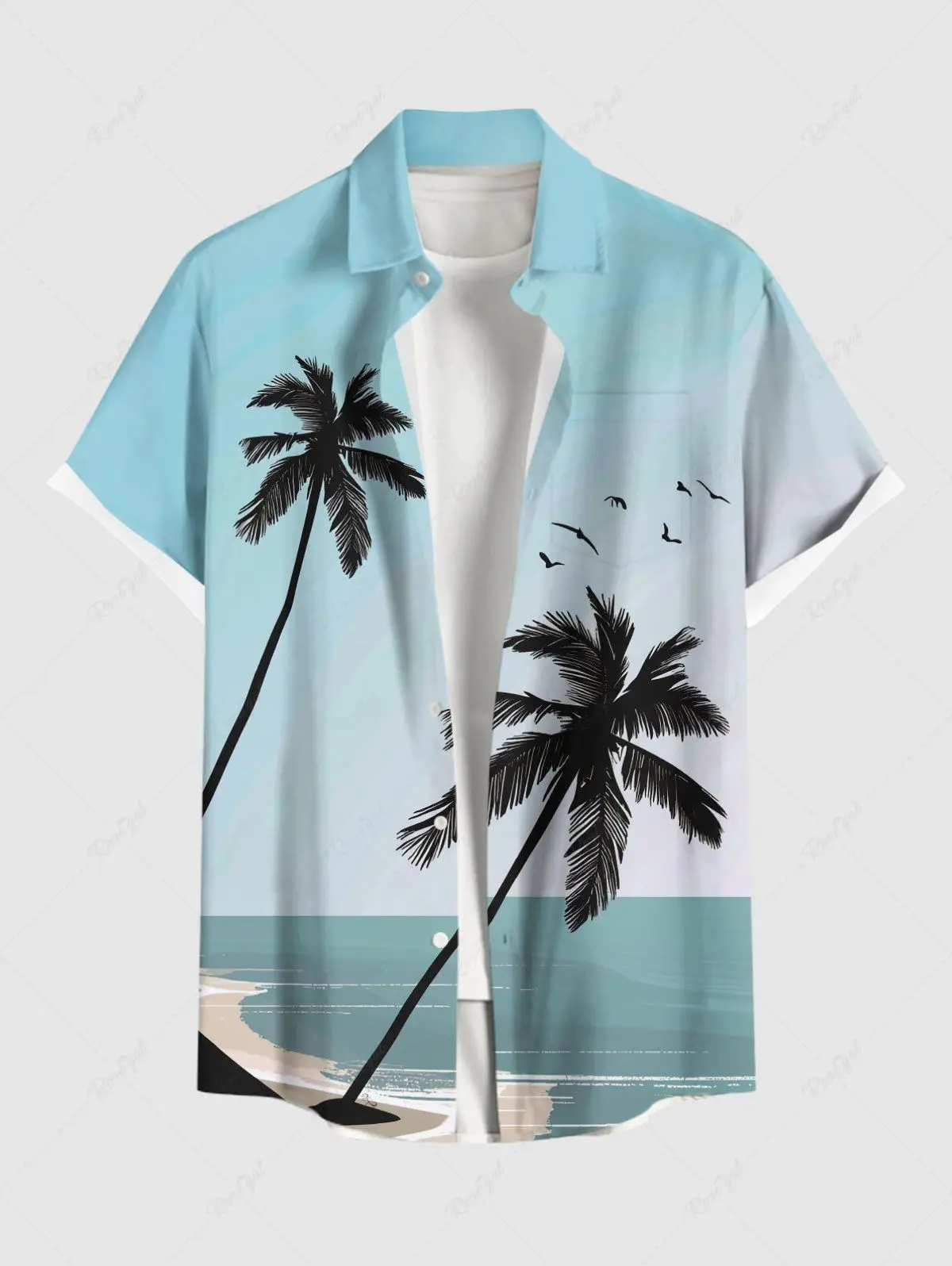 

Summer Men's Holiday Lapel Camisa Fruit 3d Print Harajuku Hawaiian Shirts Fashion Unisex Clothes Beach Short Sleeve Blouses Tops