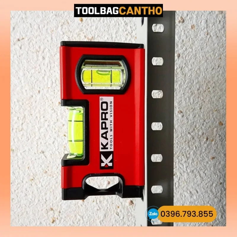 Imagem -05 - Kapro-nível de Bolha Magnética Portátil Ferramenta de Nivelamento de Alumínio Medidor de Bolha 10 cm 15 cm 20cm