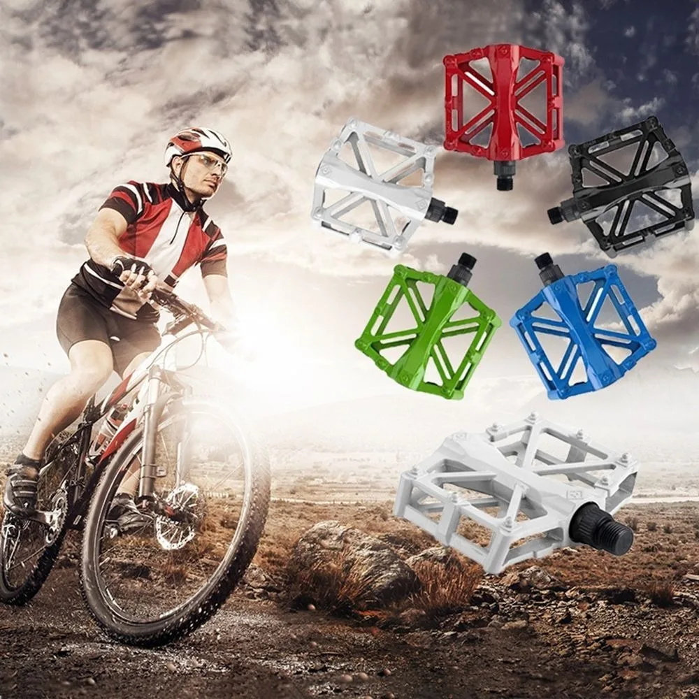 Universal Mountain Biking Pedals Anti-slip Ultra-Light Bike Bearing Pedals Save Effort Bicycle Accessories Aluminum Alloy Pedals