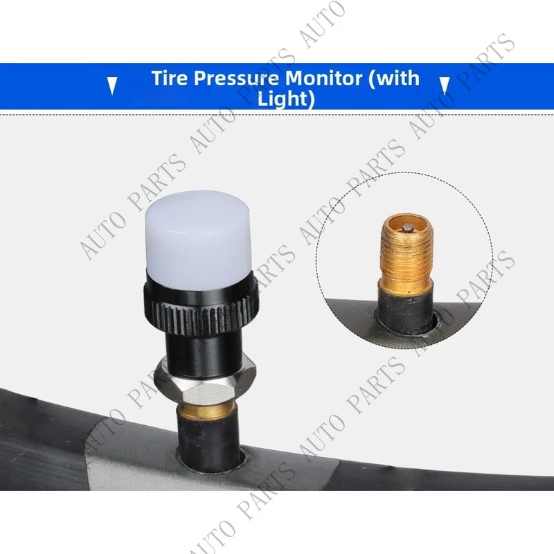 A+ Tire Pressure Monitor for For PRESTA Valves with Flashing Light Version Option
