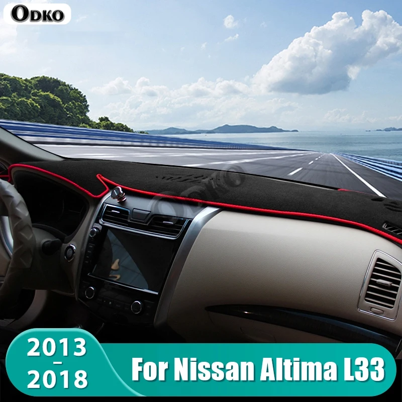 

For Nissan Altima L33 Teana J33 2013 2014 2015 2016 2017 2018 Car Dashboard Mat Sun Shade Non-slip Cover Accessories