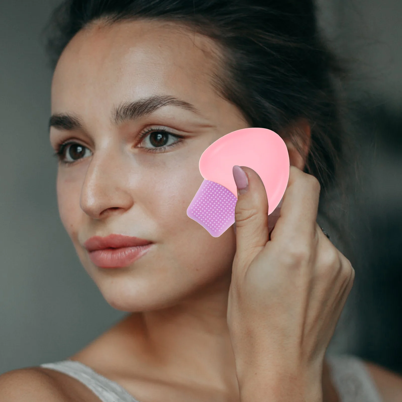 4 stuks gezichtsreinigingsspatel siliconen hoes dode huid verwijderen draagbaar ontwerp voor alle huidtypes scrubber spatel voor huidverzorging