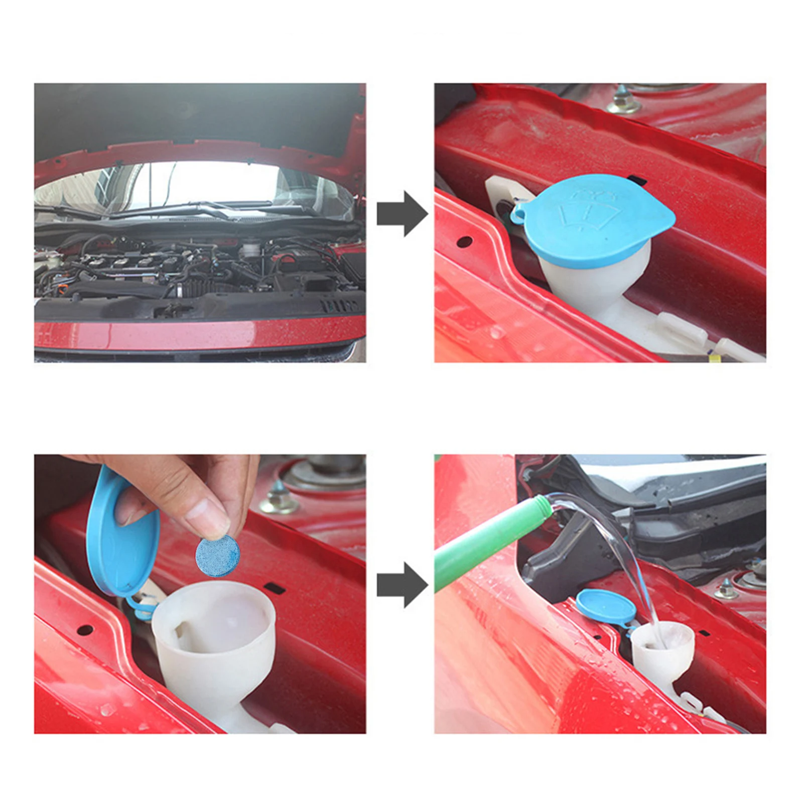 Car Windshield Glass Cleaner Effervescent Solid Tablets Concentrated Washer Automotive Glass Water Concentrate Cleaning Agent