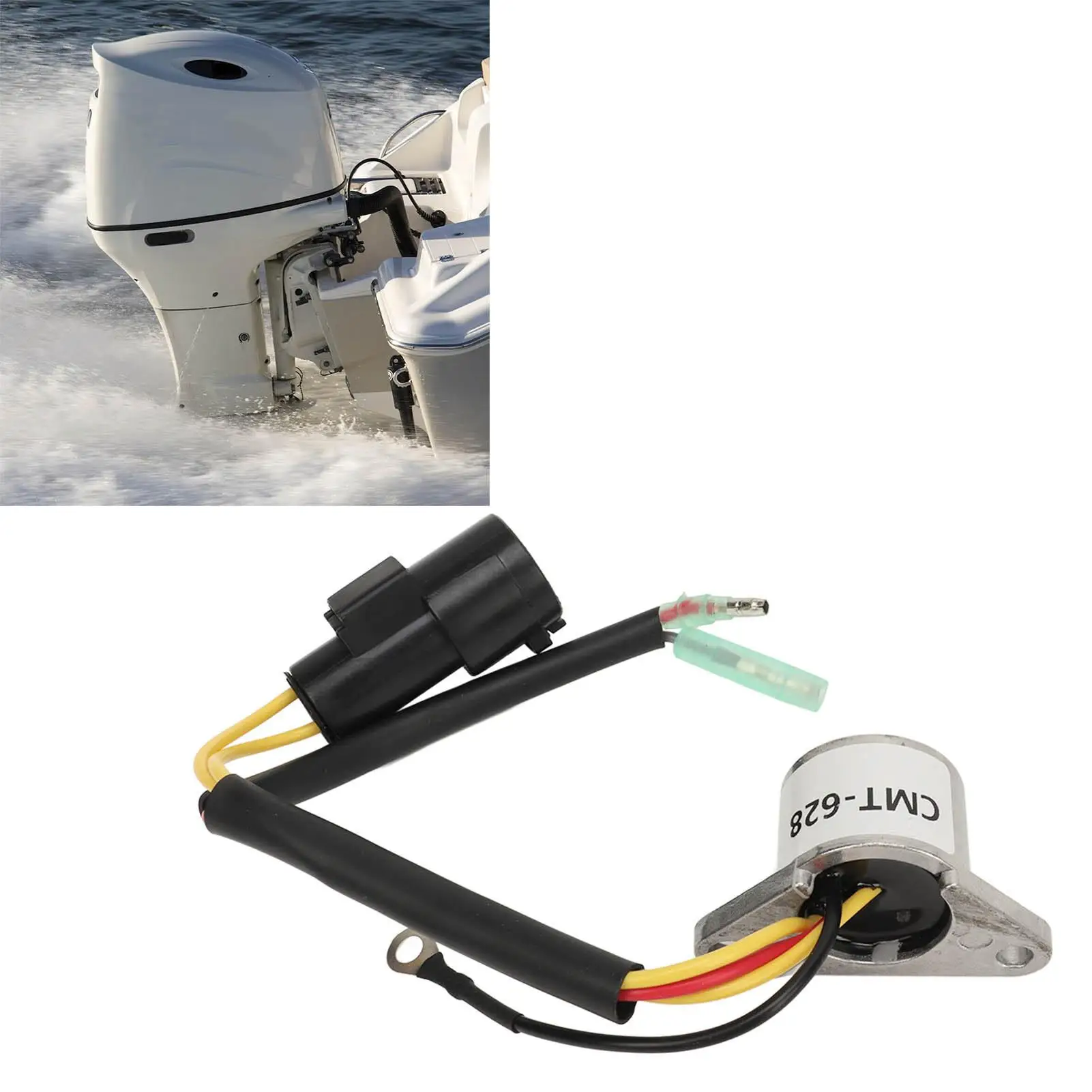 Outboard Motor Voltage Regulator 1535081 Long Lasting Fast Heat Dissipation Prevent Overvoltage for Johnson evinrude 10 15