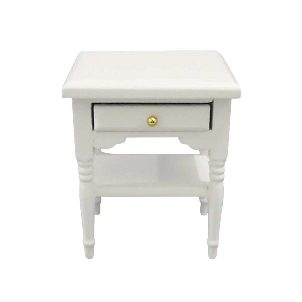 Toys for Babies Wooden Furniture Kids Bedside Table Mold Toddler Model Bamboo Baby Child