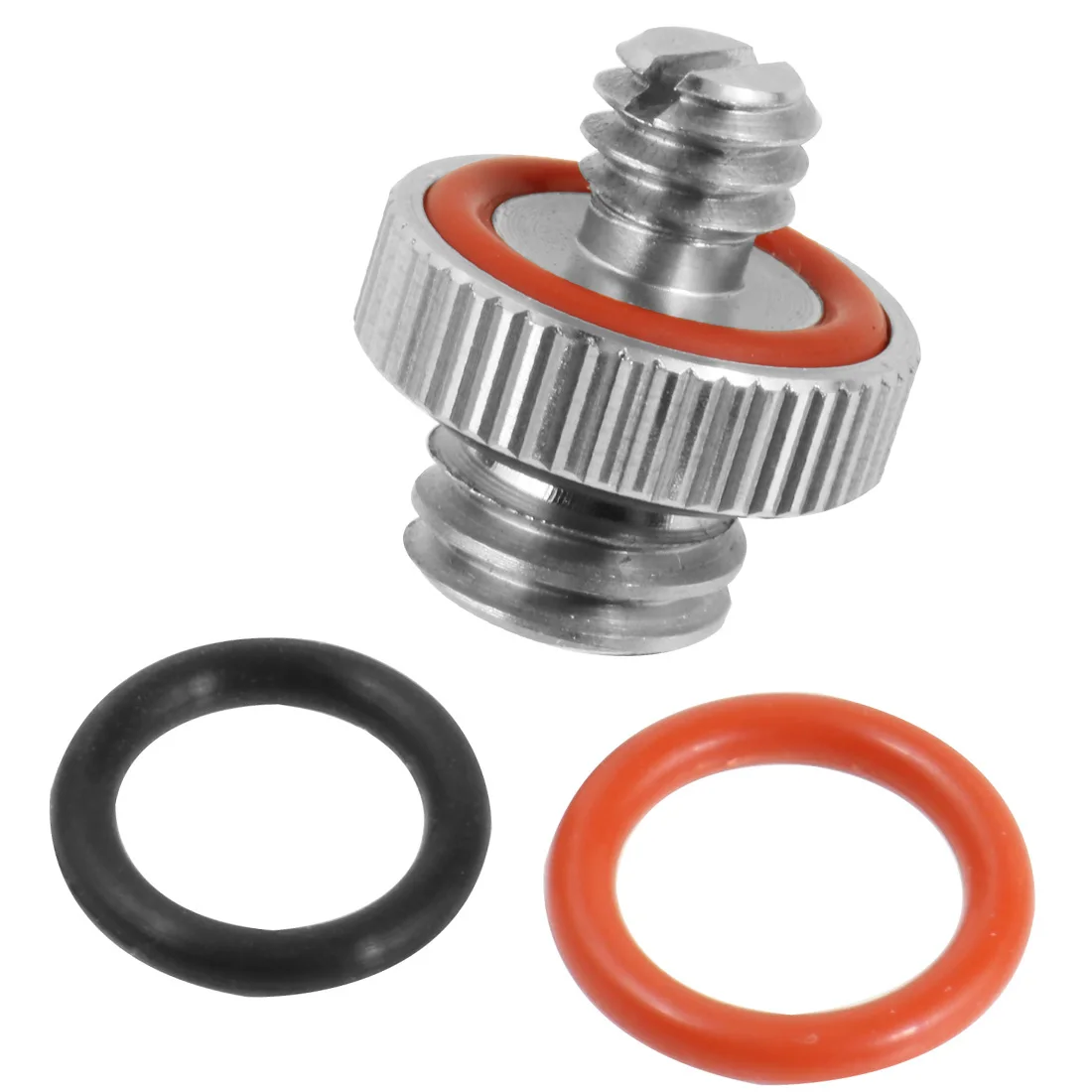 Doppel Kopf Kamera Schraube Adapter Converter 1/4 "zu 1/4 oder 3/8" Männlich zu Männlich Edelstahl für Einbeinstativ stativ Käfig Schraube Pack – Detail 7