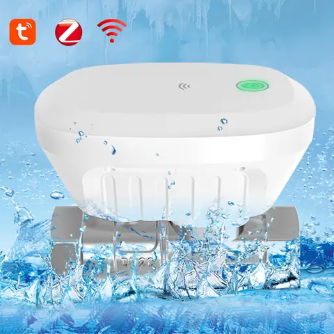 Zigbee Or WiFi Tuya Smart Water Valve Water Meter Water Flow Rate Consumption Temperature Display Smart Life Control Irrigation