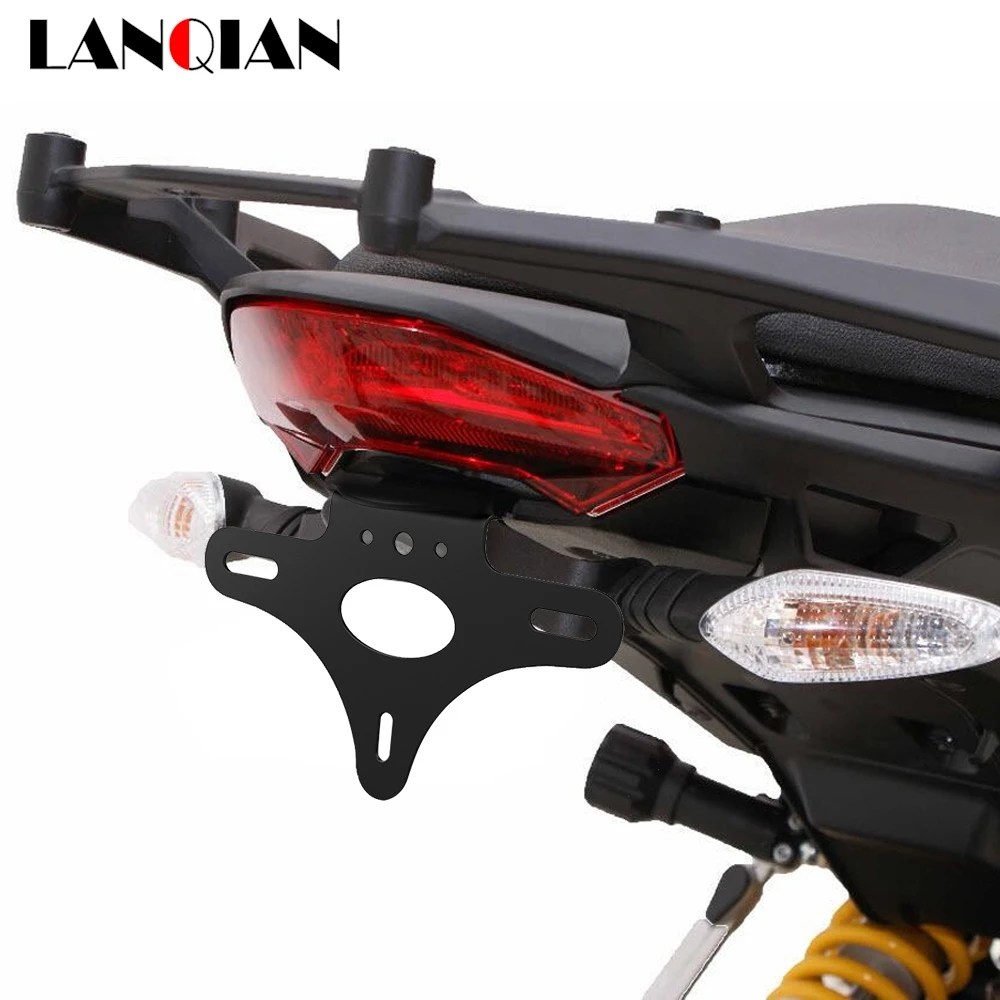 

CNC License Plate Holder Bracket Rear Tail Tidy Fender Eliminator Kit For Ducati Multistrada 1200/1200S 2010-2011-2012-2013-2014