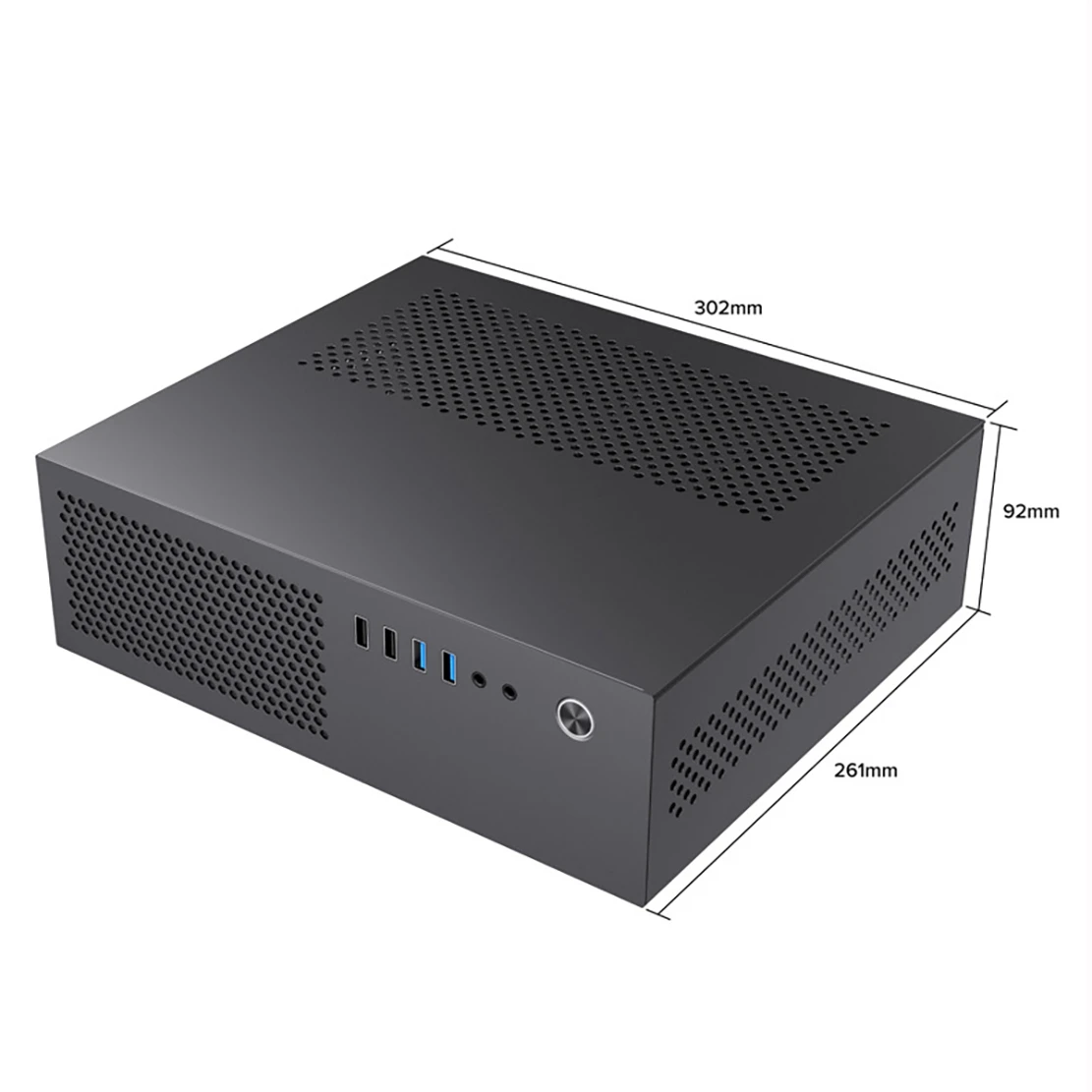 T88C SKTC A10 Mini Desktop HTPC Computer Case for MATX24X24 Motherboard Small 1U 7.3L Computer Case