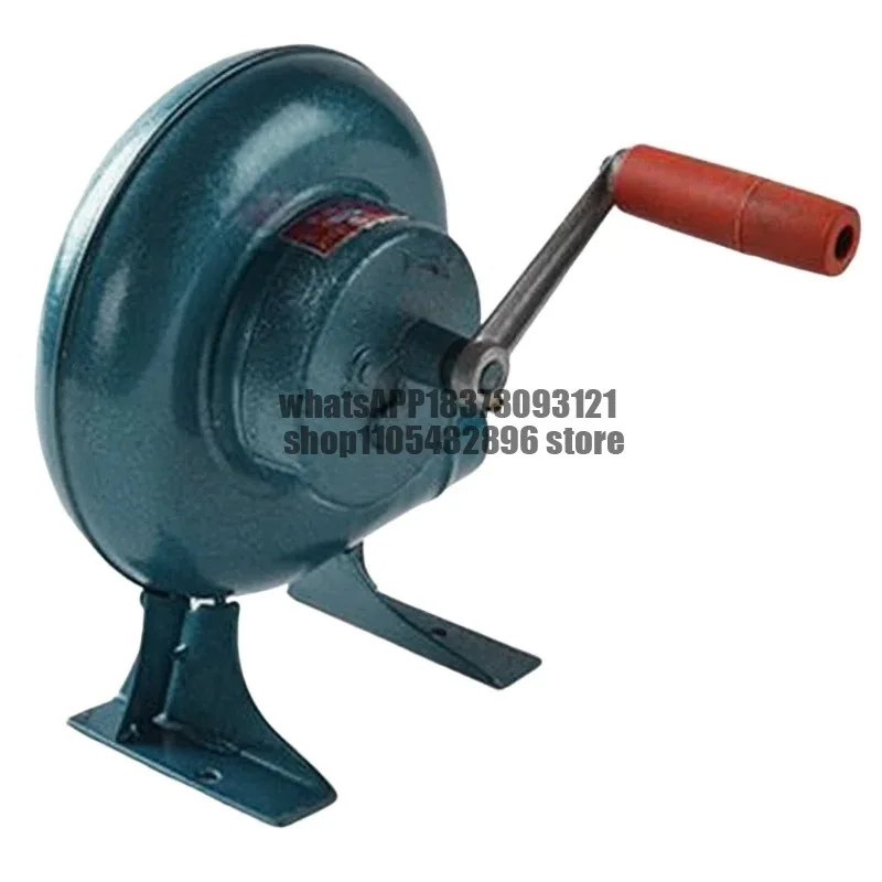 Household Hand Crank Blacksmith Blower Cooking Manual BBQ Fan Air Blower Manual Blacksmith Air Blower for Outdoor
