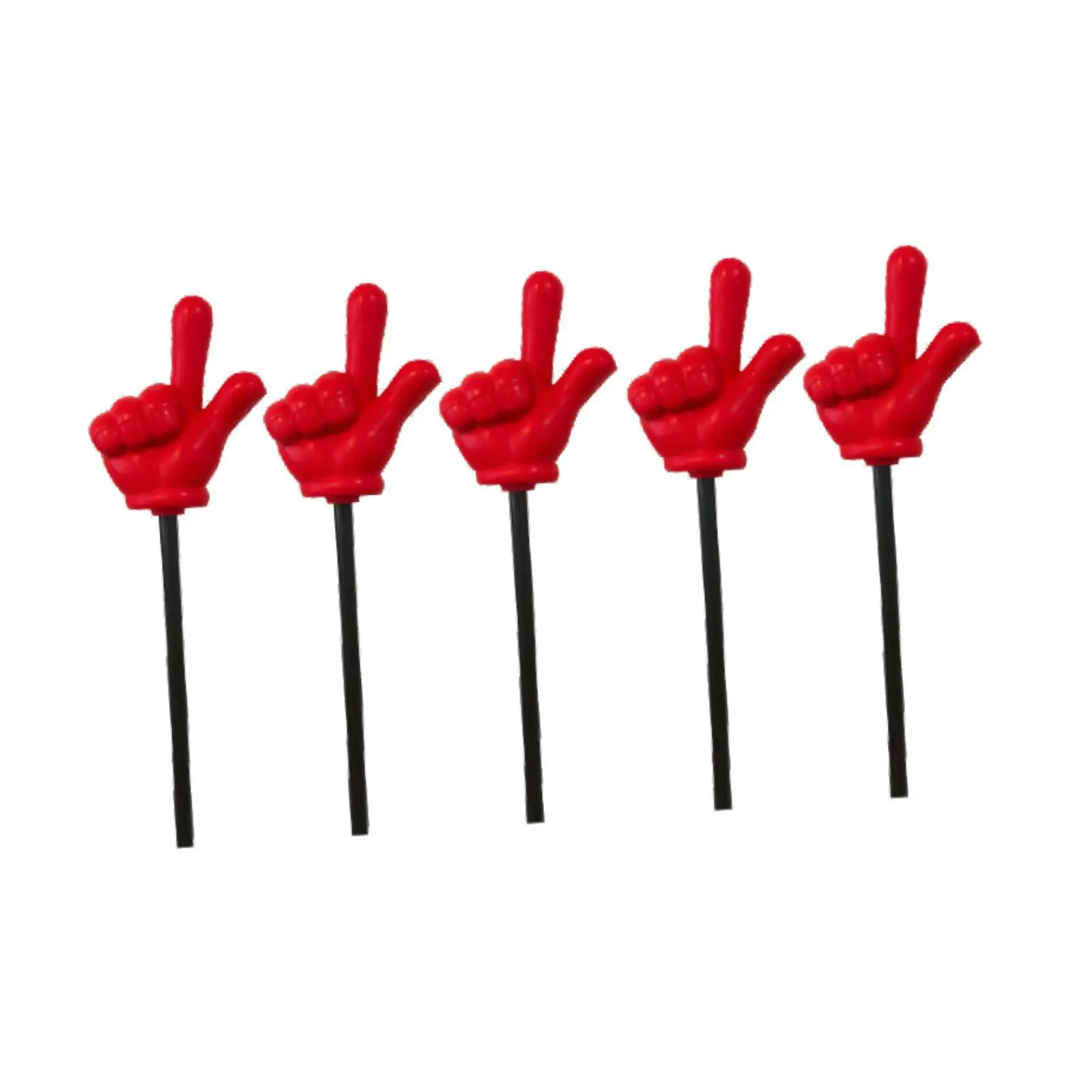 5 Pieces Teacher Pointer,Conductor Finger Sticks,Classroom Presenters Hands Pointer Pointing Rod for Lementary School Reading