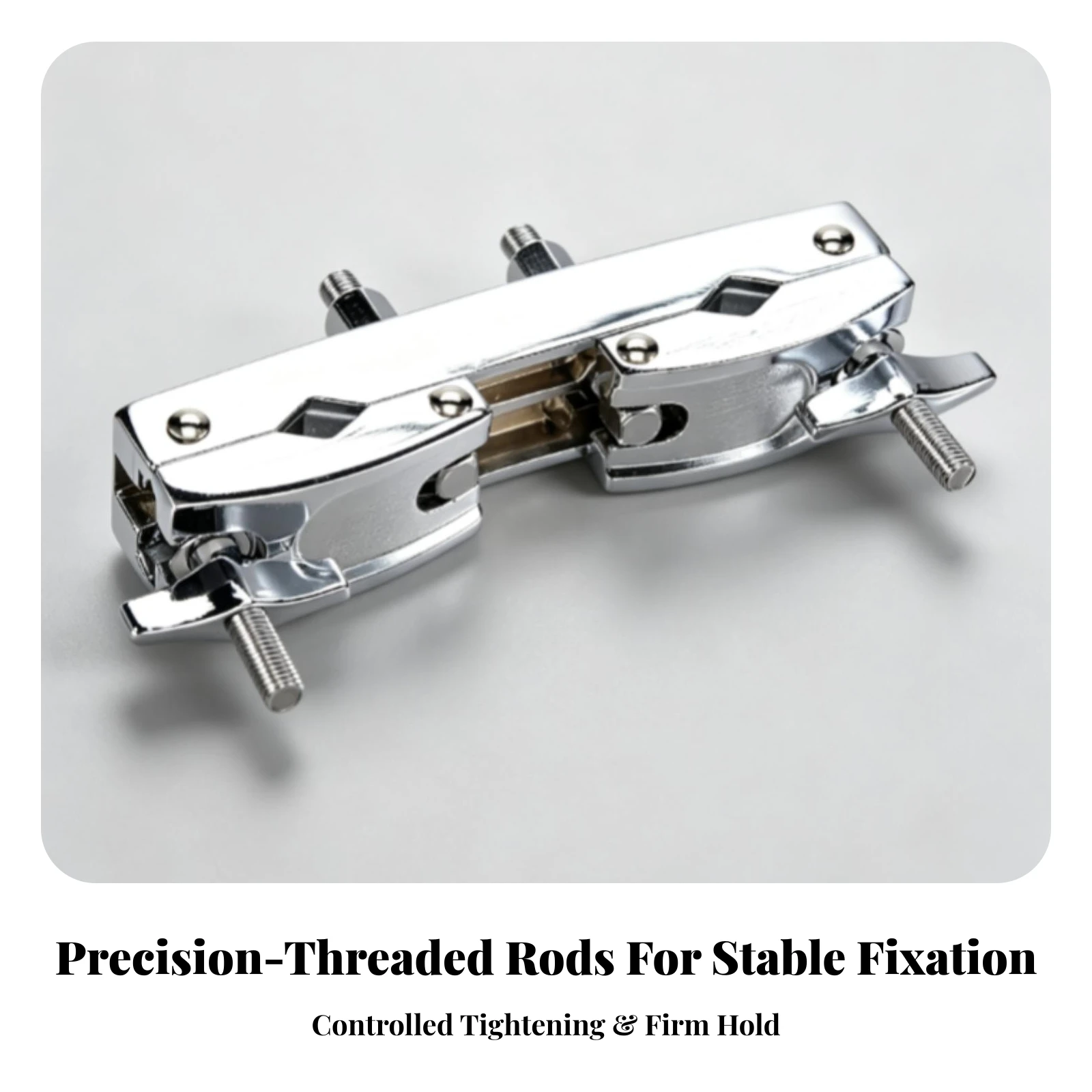 Drum Accessory Clamp Heavy-Duty Drum Hardware Connector Percussion Mounting Clamp Secure Long-Lasting for Drummers