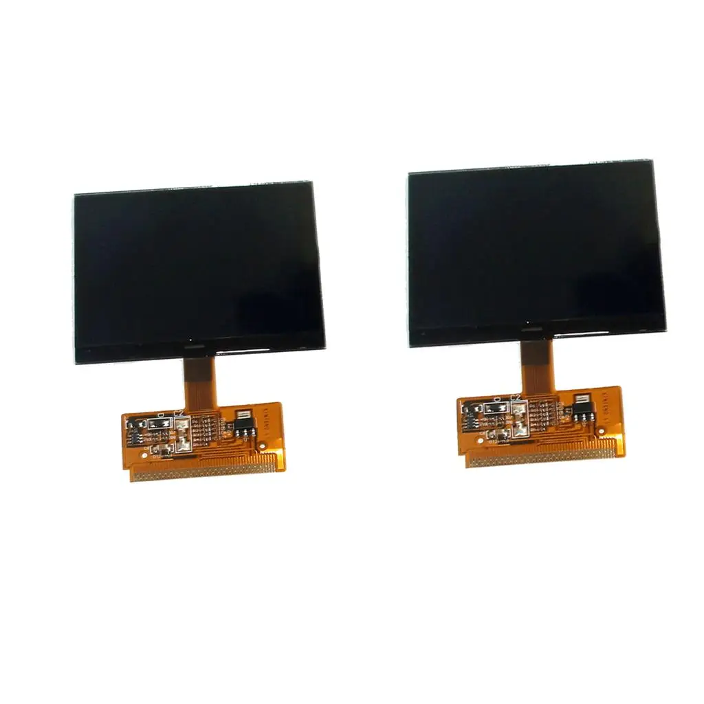 2Pcs VDO FIS Cluster LCD Display Replacing Kit for VW for AUDI Version A4 A6   C5