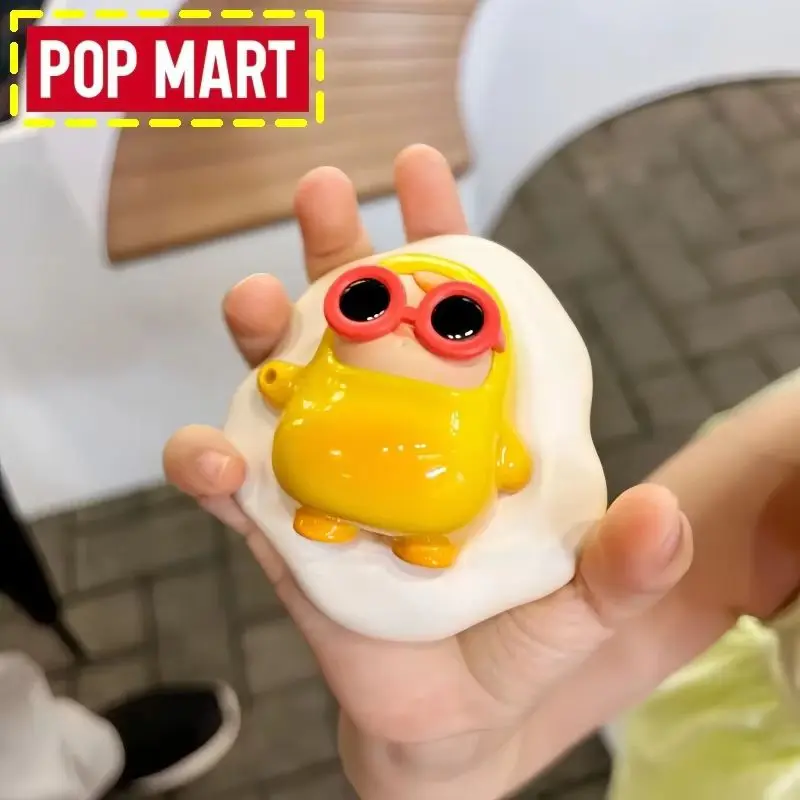 

Genuine Pop Mart Pucky Egg Beanie Series Blind Box Kawaii Anime Figuring Pvc Collectible Desktop Ornament Gift