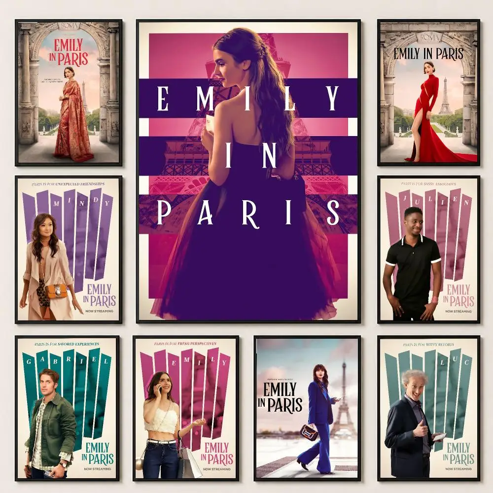 series Emily in Paris Poster HD Poster Warm Home Decoration Suitable for Bedroom and Living Room Gifts Giving