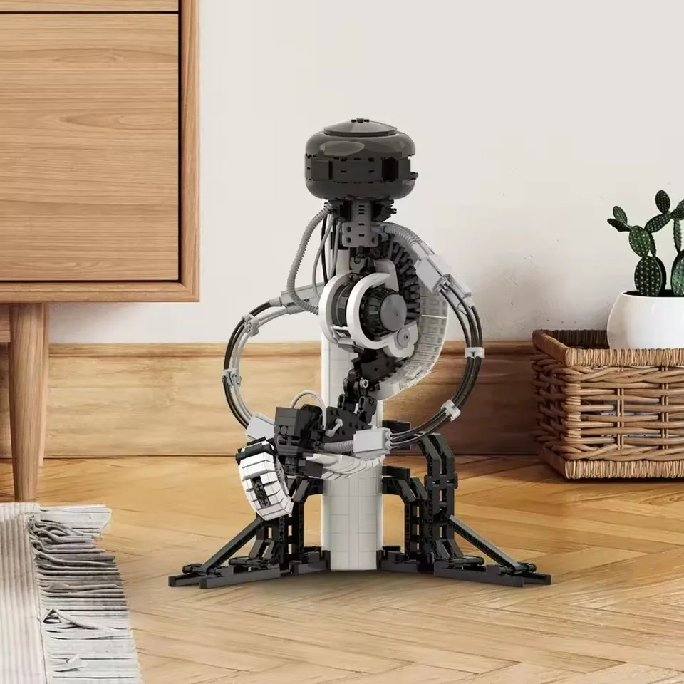Juego de ciencia ficción clásico MOC GLaDOS, modelo de personaje de Robot, juego de bloques de construcción de ciencia abierta, juguete ensamblado DIY, regalo de Navidad para niños