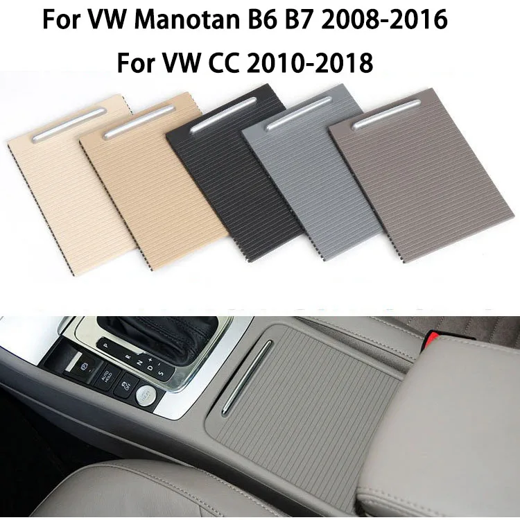 For Volkswagen Magotan B6 B7 Passat CC Car Center Console Sliding Shutters Cup Holder Roller Blind Cover Replacement 3CD857503