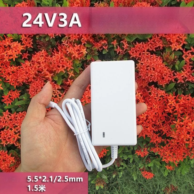 

White 24V3A Power Adapter 24V2A1.5A0.65A Universal LED Humidification Water Purifier Fan Power Supply