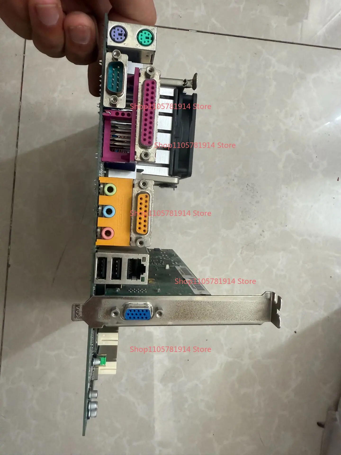 For Lenovo Computer Main Board MSI MS-6555 VER3.0 478 Pins Main Board + CPU + Cooling