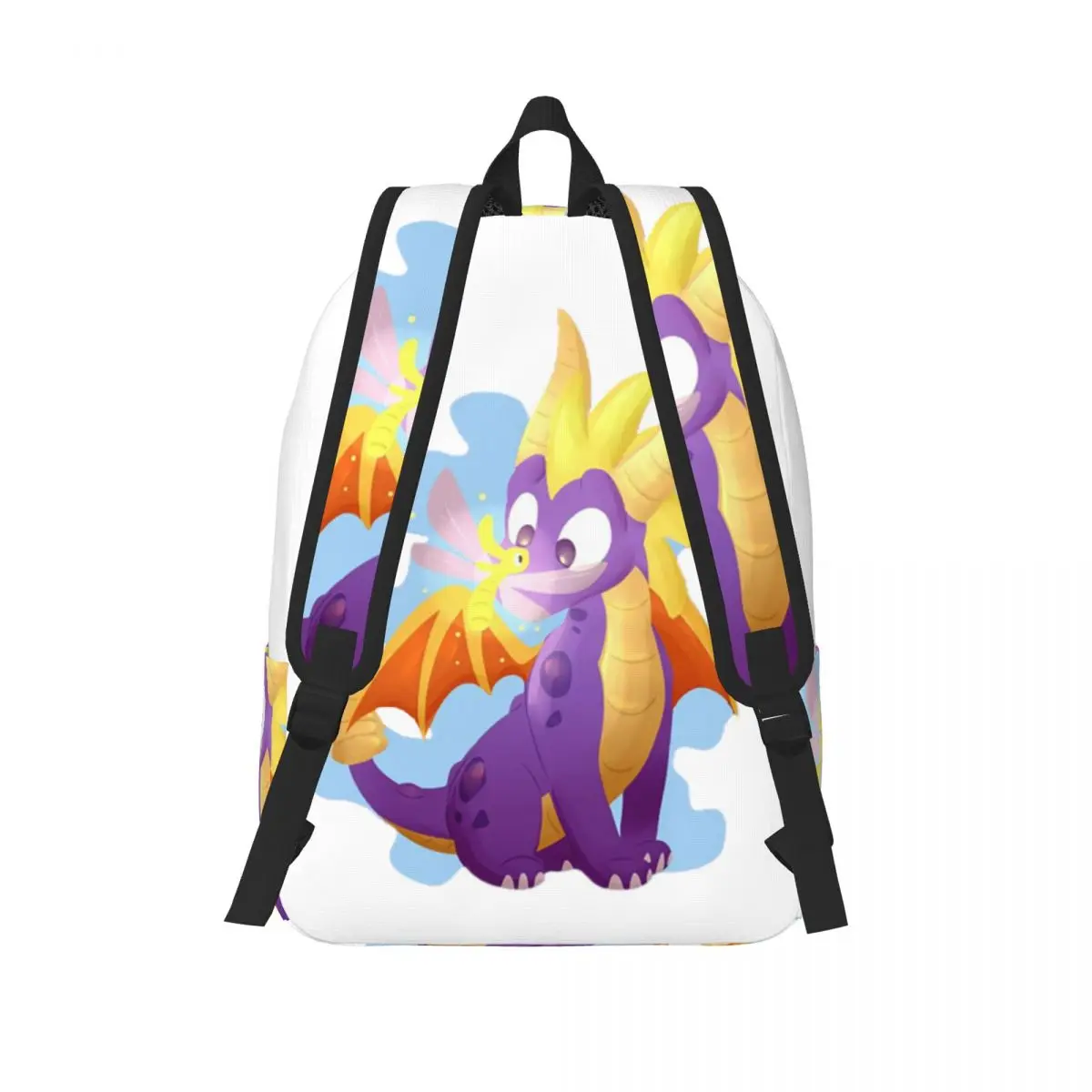 Ice Spyro Student Backpack School Bag Hiking Travel Daypack for Boys Girls Fashion Bookbag Shoulder Bags