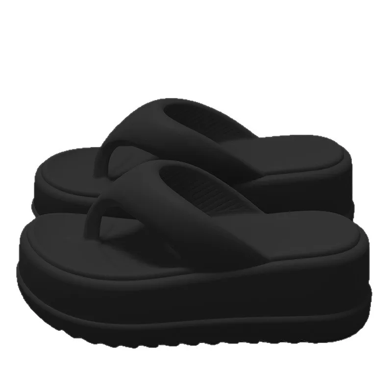 2026 New Thick Flip-flops Women Fashion Platform Sandals Outdoor Women Beach Slipper Home Comfort Women's Summer Sandals view 5