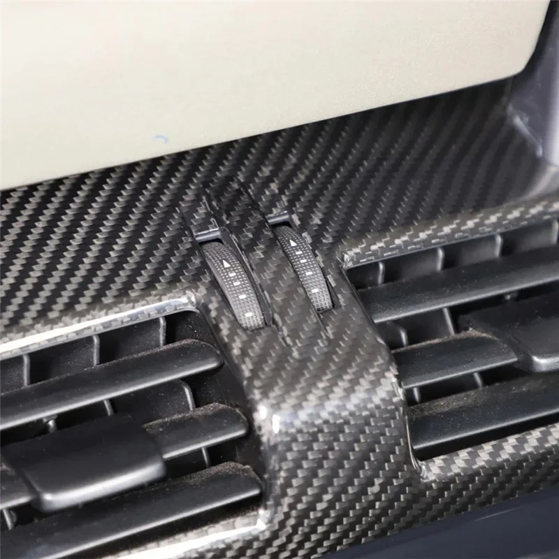 

AB41 углеродное волокно для Land Rover Defender 110 130 2020-2024, задняя крышка воздуховыпускного отверстия, накладка, аксессуары для интерьера