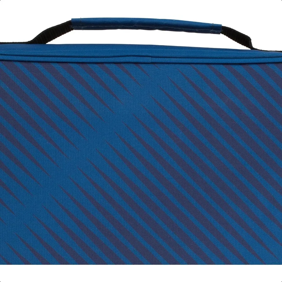 지퍼 바인더 2인치 3링 바인더 라운드 링 5탭 확장 파일 380매 용량 코발트 블루 72534