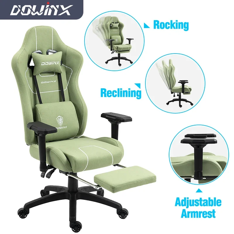 2024 New Design Dowinx Gamer Chair Wholesale Gaming Office Chair With Removable Seat Cushion Ergonomic Computer Chair