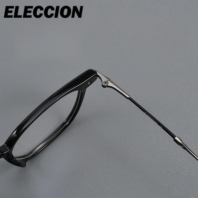 Okulary korekcyjne ELLCCION Antyrefleksyjne Super Jakości Okulary Optyczne Męskie Damskie Okrągłe Okulary Krótkowzroczność Minus Soczewki Fotochromowe