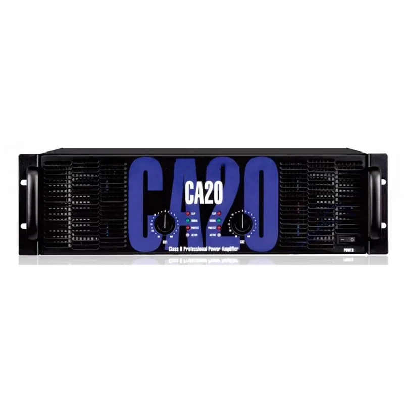 

CA20/CA20+/GP6.2/8.2/10.2/ 12.2/15.2Professional Power Amplifier Pure Power Amp 2 Channels (2U) KTV/Stage/Home Entertainment KTV