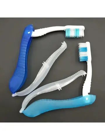 스포츠 여행 위생 구강 휴대용 일회용 접이식 여행 캠핑 칫솔, 하이킹 칫솔 청소 도구, 생존 기어