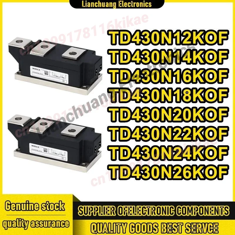 TD430N12KOF TD430N14KOF TD430N16KOF TD430N18KOF TD430N20KOF TD430N22KOF TD430N24KOF TD430N26KOF New Original in stock