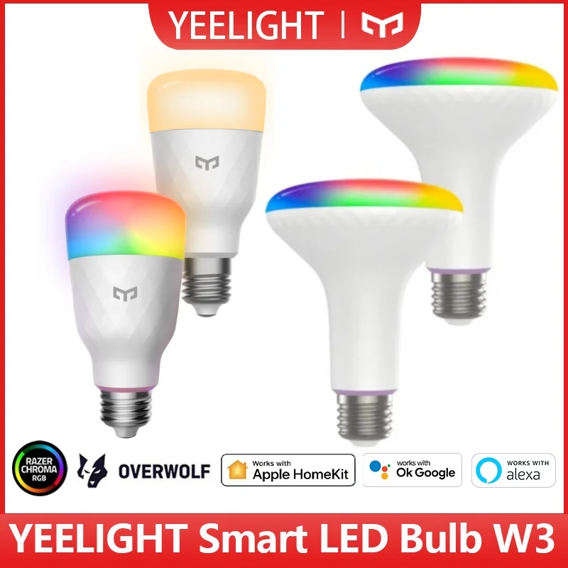 yZ[zYeelight X}[g LED W3 d E26 WiFi ڑX}[gCg 850lm/900lm Av mi z[ Alexa Google SmartThings IFTTT p