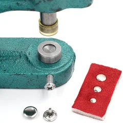 100sets Metal Double-side rivets and 1set adapted Mold. Hand press mold. Double Cap Sewing Punk Bag Belt Apparel Garment rivets