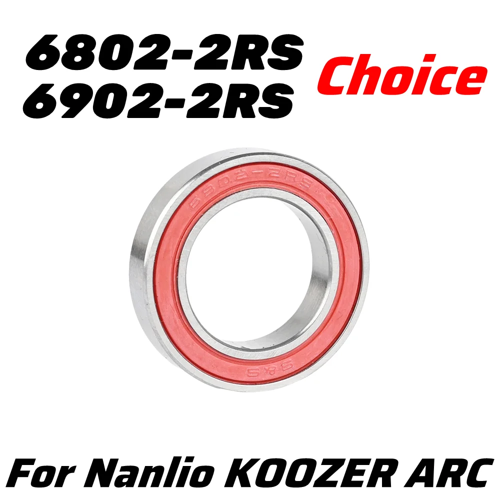 Bicycle hub NBK SS Bearing Palin 6802 or 6902 or 17287 2RS Sealed Bearing Repair Parts For Nanlio X150 X360 490 hub ARC KOOZER