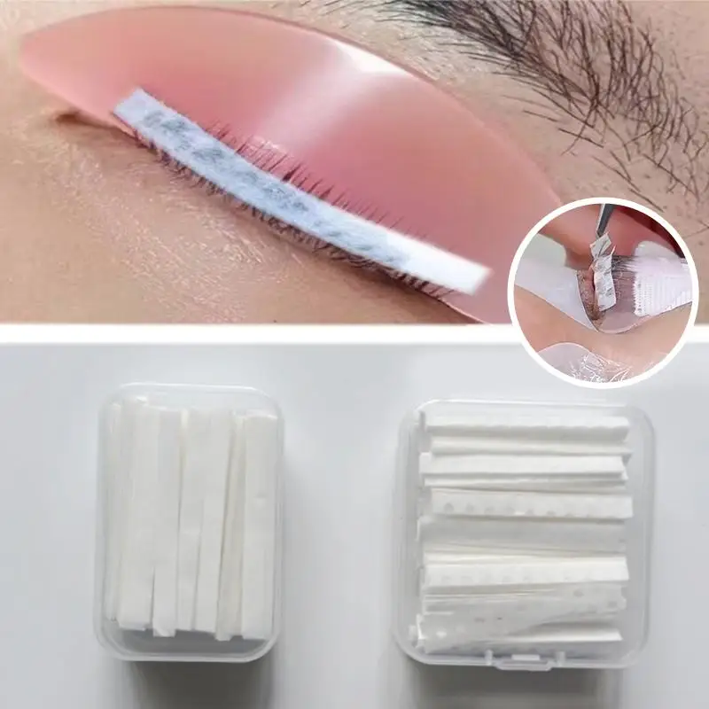 500/1000Pcs Eyelash Perm Covering Paper Keratin Eyelash Lifting Film Press Eyelash Pressing Paper Curling Fixing Eyelashes~