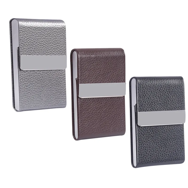 9 Pack of Medium Cigarette Case Men's Portable Personalized Ultra-thin Leather Cigarette Case