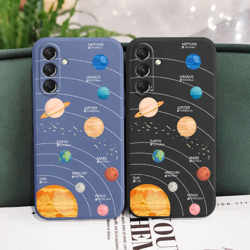 Dedukcyjne etui na telefon Planet do Samsung Galaxy S24 S23 S22 S21 S20 S10 S10E Ultra Plus FE Note 20 Ultra 10 Plus pokrowiec