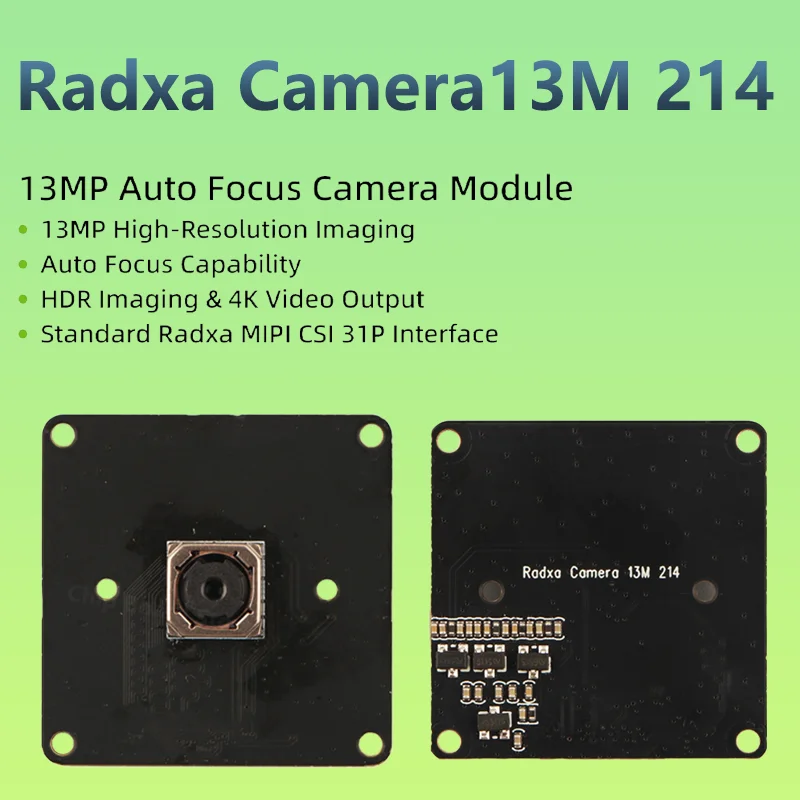 

Radxa Camera13M 214 поддерживает модули NIO 12 л и IMX214, пиксель 1300 Вт (13 МП), новинка